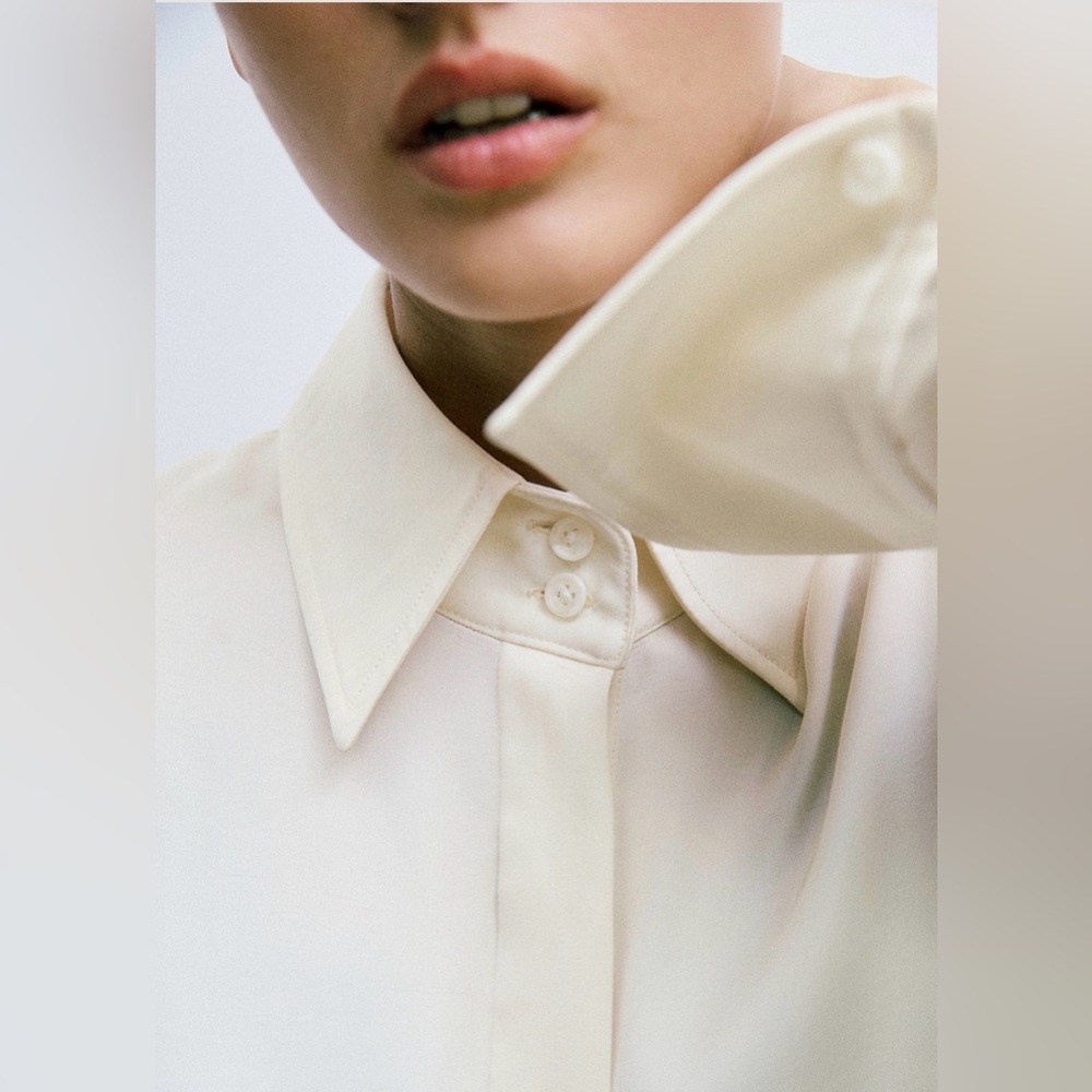 Rag & Bone Ivory Venus Blouse in Ivory - Picture 8 of 9